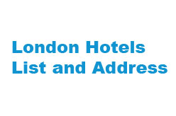 West End London Hotels  | List of West End Hotel Address