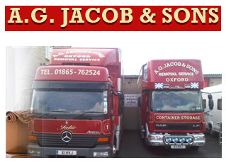 A G Jacob Sons removals oxford