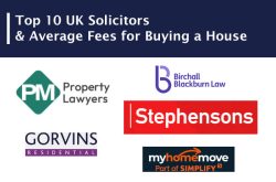 Top 10 UK Solicitors & Average Fees for Buying a House